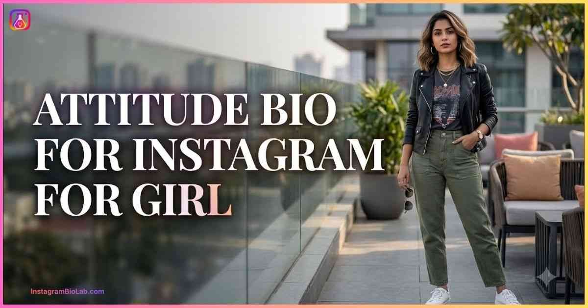 Attitude Bio For Instagram For Girl​