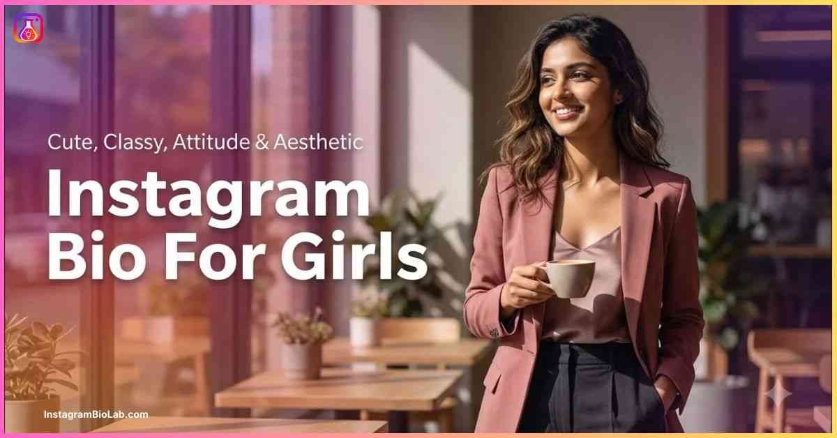Instagram Bio For Girls Cute, Classy, Attitude & Aesthetic Bios